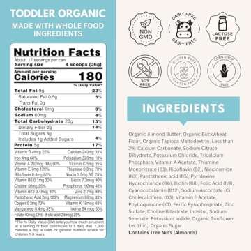 Else Nutrition Toddler Formula 12-36 mo., Plant Based Toddler Nutritional Drink - Soy & Dairy Free, ...