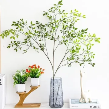 CEWOR 43.3" Nandina Artificial Plants - 3PCS Greenery