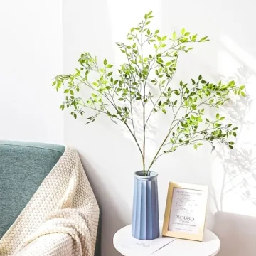 CEWOR 43.3" Nandina Artificial Plants - 3PCS Greenery