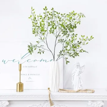 CEWOR 43.3" Nandina Artificial Plants - 3PCS Greenery