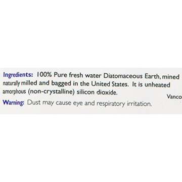 Lumino Home Diatomaceous Earth Fresh Water, Food Grade Pure, 9 Ounce