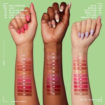 NYX PROFESSIONAL MAKEUP Fat Oil Slick Click, Lightweight, Buildable, Pigmented Vegan Lip Balm - Link In My Bio