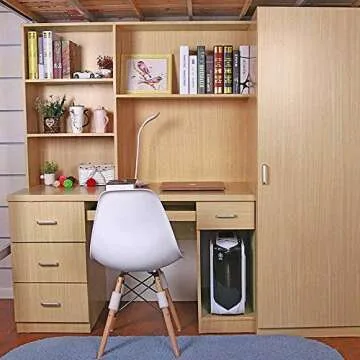 Wood Grain Wallpaper,17.7x118 inches Faux Wood Textured Self-Adhesive Film Panel Removable Vinyl Wallpaper for Furnitur Desk Cabinets Shelf Drawers Liner Vinyl Decorative