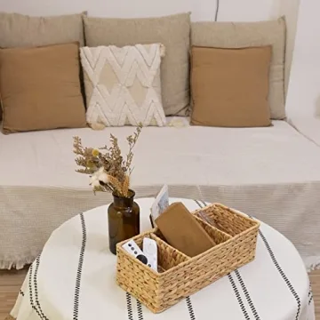 StorageWorks Wicker Toilet Basket for Smart Bathroom Organization