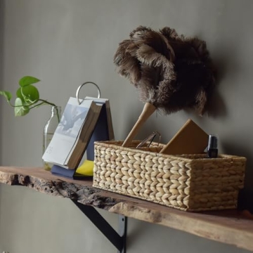 StorageWorks Wicker Toilet Basket for Smart Bathroom Organization