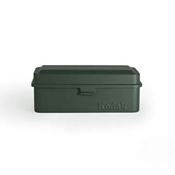 KODAK 120/135 Film Case - for 8 Rolls of 120 Films / 10 Rolls of 35mm Films - Retro Steel Case to So...