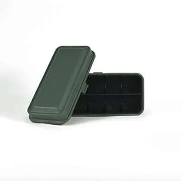 KODAK 120/135 Film Case - for 8 Rolls of 120 Films / 10 Rolls of 35mm Films - Retro Steel Case to Sort & Safeguard Film, Olive, Retro