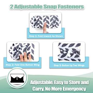 wegreeco Reusable Menstrual Pads - Reusable Sanitary Pads | Reusable Panty Liners | Soft Cloth Menstrual Pads - 6 Pack with 1 Cloth Mini Wet Bag (Medium, Luxury)