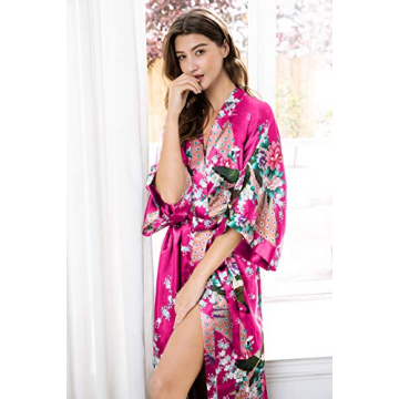 Luxurious BABEYOND Women's Floral Kimono Robe for All Occasions