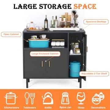 LAZZO Stylish Storage Cabinet Buffet for Elegant Homes