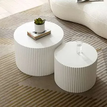 Kevinplus Nesting Coffee Table Set - Stylish Modern Design