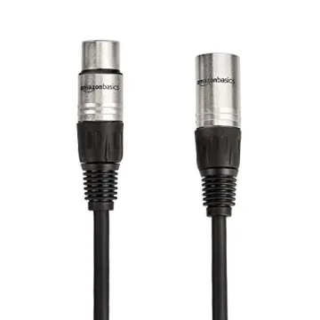 Amazon Basics 6ft XLR Microphone Cable - 2 Pack
