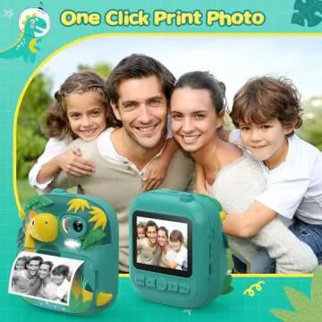 Kids Camera Instant Print | CAMCLID 2.4 Inch Screen