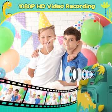 Kids Camera Instant Print | CAMCLID 2.4 Inch Screen