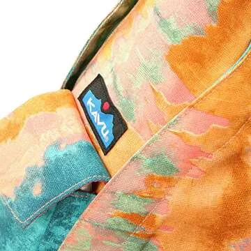 KAVU Rope Bag Cotton Crossbody Sling - Coastal Tie Dye