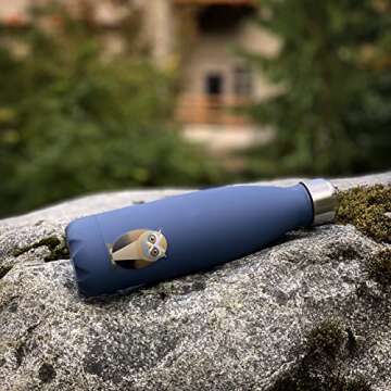 smållo Water Bottle with Owl Design for Hydration