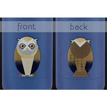 smållo Water Bottle with Owl Design for Hydration