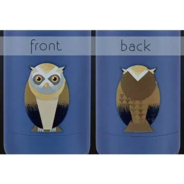 smållo Water Bottle with Owl Design for Hydration