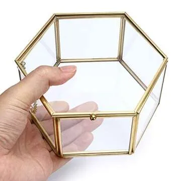Stylish Hexagonal Jewelry Box for Elegant Storage