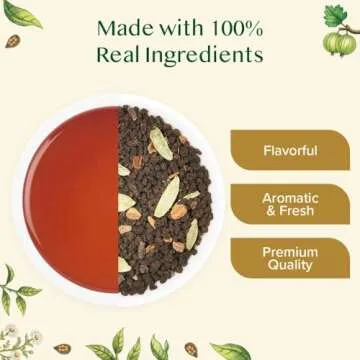 VAHDAM, Assorted Chai Tea Loose Leaf Tea Gift Set (10 Flavors) Valentines Day 2025 Gift Ideas for Women & Men | Indian Exotic Chai Tea Blends | Resealable Ziplock Pouch