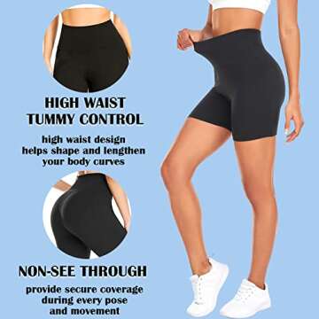 FULLSOFT High Waisted Biker Shorts - Comfort Meets Style