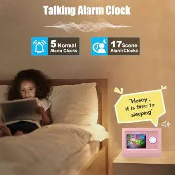 Colorful Kids Digital Alarm Clock - Educational & Fun