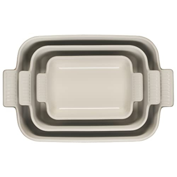 Le Creuset Heritage Stoneware Set 3 Rectangular Dishes