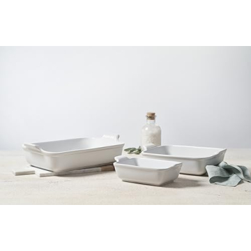 Le Creuset Heritage Stoneware Set 3 Rectangular Dishes