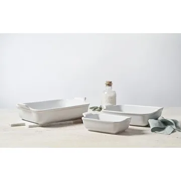 Le Creuset Heritage Stoneware Set 3 Rectangular Dishes