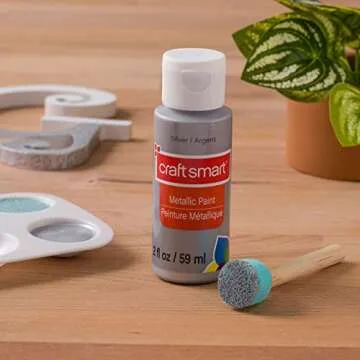 Craft Smart Bulk Silver Metallic Paint - Perfect for Every Craft