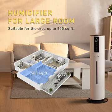 Lacidoll large capacity humidifiers 8L home school