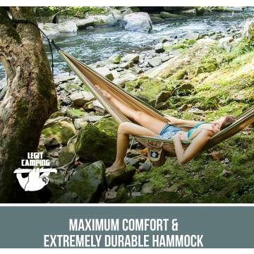 Lightweight Camping Hammock for Outdoor Enthusiasts