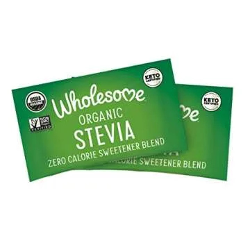Wholesome Organic Stevia Packets, 120 Count for Healthy Living