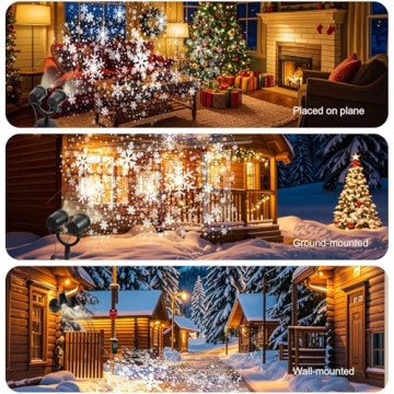 Fagele Christmas Projector Light - Bright Outdoor Decorations