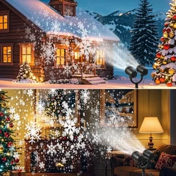 Fagele Christmas Projector Light - Bright Outdoor Decorations