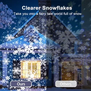 Fagele Christmas Projector Light - Bright Outdoor Decorations