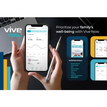 Vive SP02 Bluetooth Pulse Oximeter for Health Monitoring