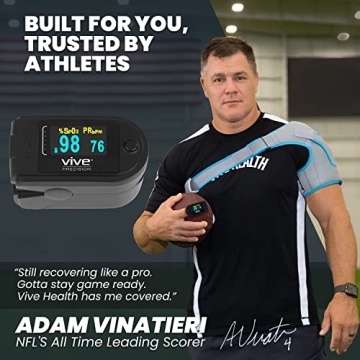 Vive SP02 Bluetooth Pulse Oximeter for Health Monitoring