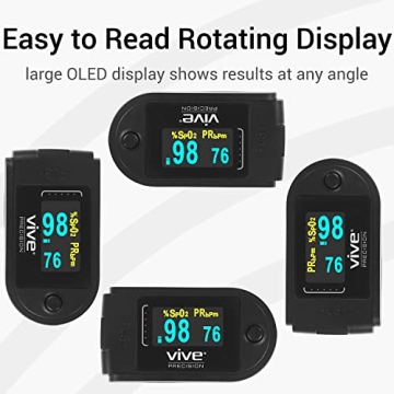 Vive SP02 Bluetooth Pulse Oximeter for Health Monitoring