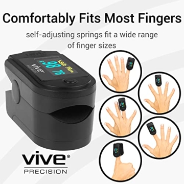 Vive SP02 Bluetooth Pulse Oximeter for Health Monitoring