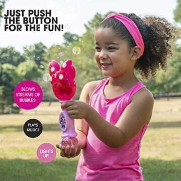 Magical Minnie Mouse Lights and Sound Bubble Wand