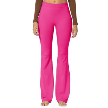 Sunzel Sunzfly Flare Leggings for Women No Front Seam Buttery Soft Yoga Pants with Tummy Control and...