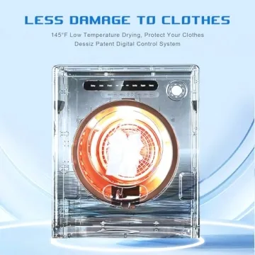 Compact 110V Portable Clothes Dryer - Quiet & Efficient