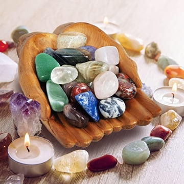 Montex Hand-Carved Oak Crystal Holder for Delicate Displays