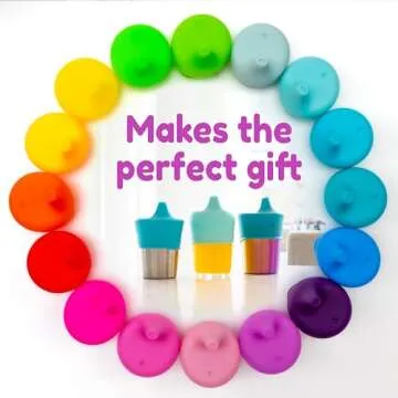 Spill Proof Silicone Sippy Cup Lids for Safe Drinking