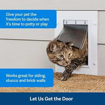 PetSafe Wall Entry Pet Door - Durable & Energy Efficient