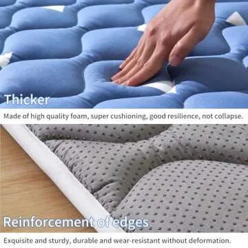 Premium Baby Play Mat 79" X 55", Thicken Foam One-Piece Crawling Mat, Extra Large Non-Slip Cushioned Activity Playmats for Babies, Toddlers, Infants, Play & Tummy Time