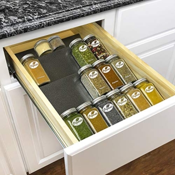 LYNK PROFESSIONAL Spice Drawer Organizer Heavy Gauge Steel