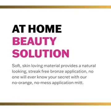 Fake Bake Ultimate Tanning Professional Mitt Sunless Tanner Face & Body Applicator Re-Usable, Durable & Machine Washable - Hand Protection Glove for Self Tanners Lotion, Foam & Mousse