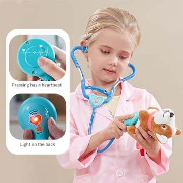 Lillimasy Doctor Kit for Kids with 24 Accessories
